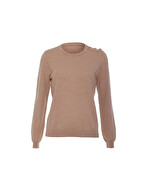 Pull laine mérinos femme imprimé La Fiancée