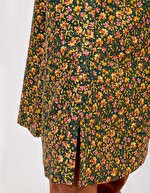 Robe chemise midi fluide imprim&eacute; La Fianc&eacute;e