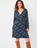 Robe portefeuille maille imprimé La Fiancée
