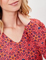 Robe évasée fluide imprimé La Fiancée