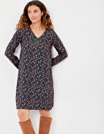 Robe évasée fluide imprimé La Fiancée