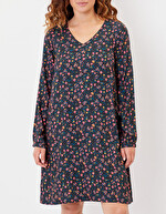 Robe évasée fluide imprimé La Fiancée