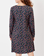 Robe évasée fluide imprimé La Fiancée