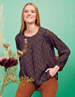 Blouse fluide imprim&eacute; Princesse Nomade