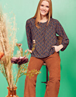 Blouse fluide imprim&eacute; Princesse Nomade