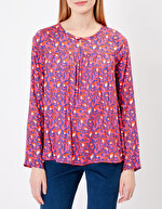 Blouse fluide évasée femme imprimé Princesse Nomade