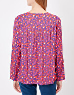 Blouse fluide évasée femme imprimé Princesse Nomade