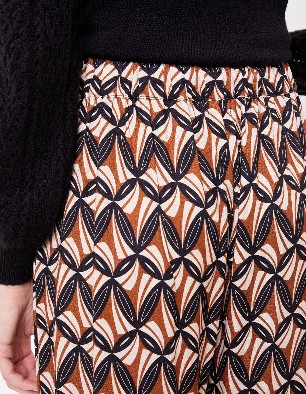 Pantalon large fluide imprimé Princesse Nomade