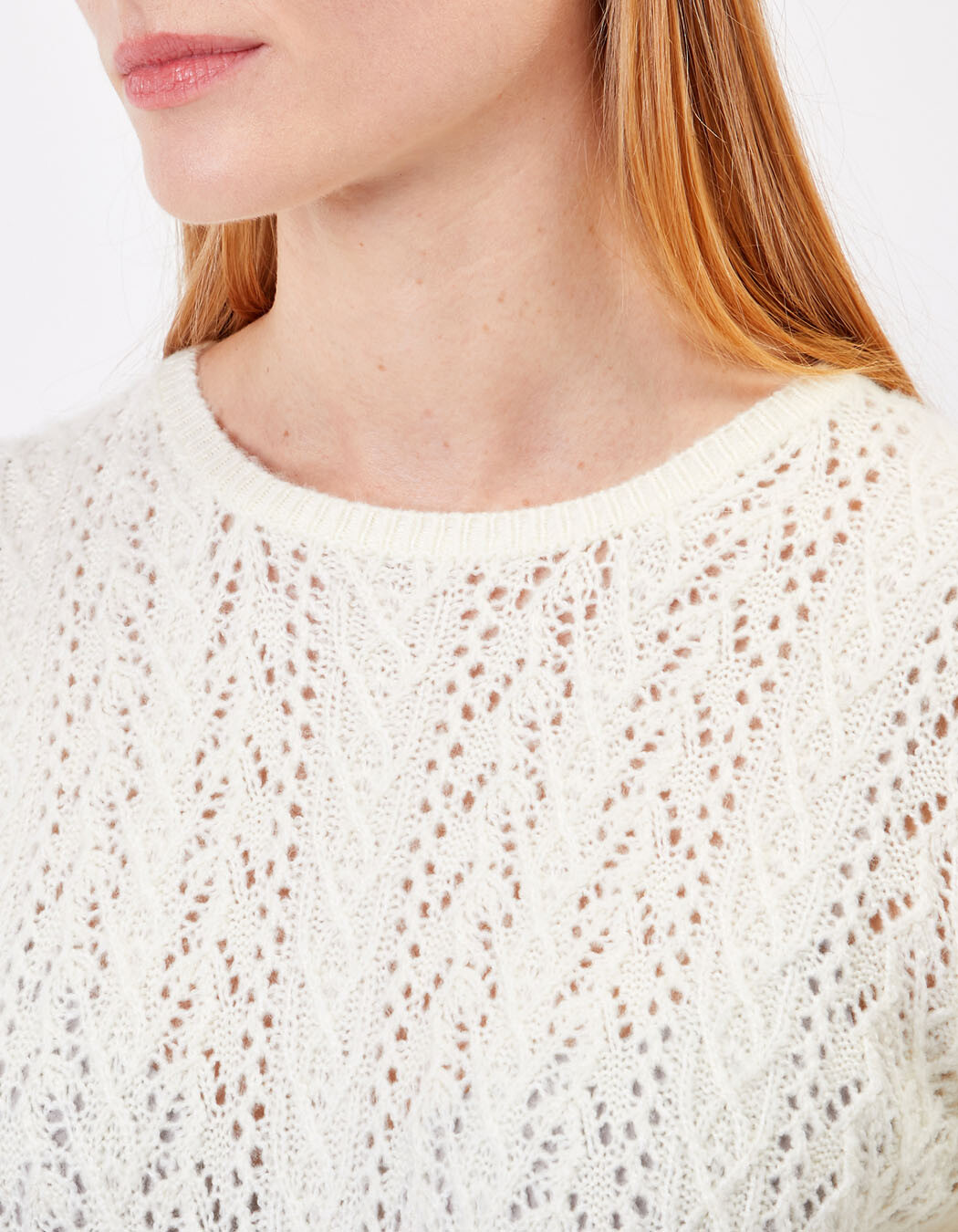 Pull maille fantaisie uni imprimé Princesse Nomade