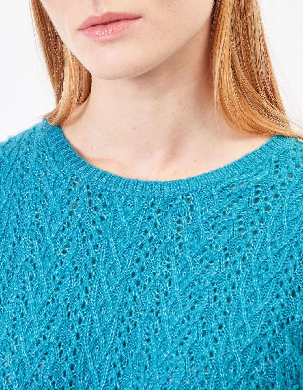 Pull maille fantaisie uni imprimé Princesse Nomade
