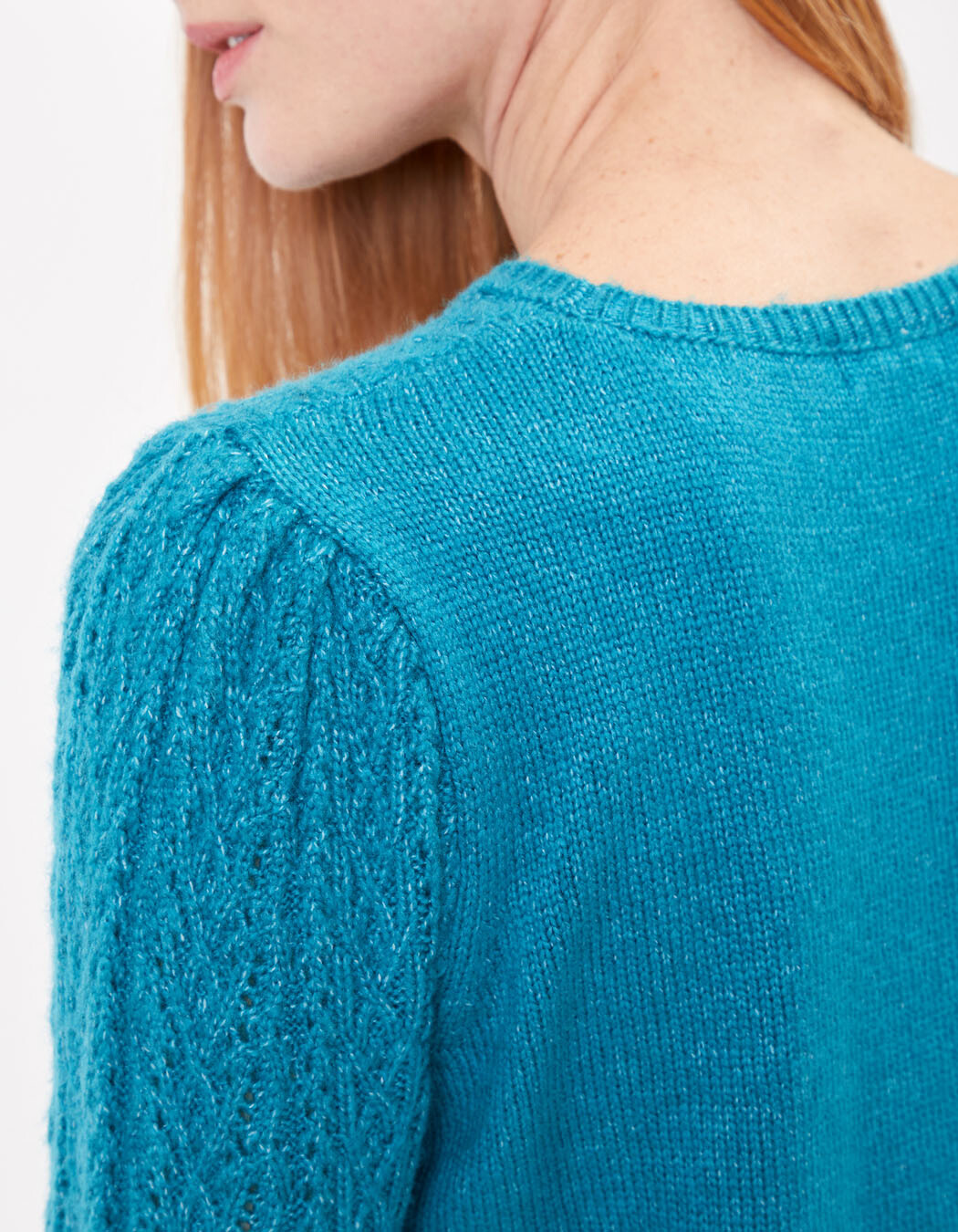 Pull maille fantaisie uni imprimé Princesse Nomade