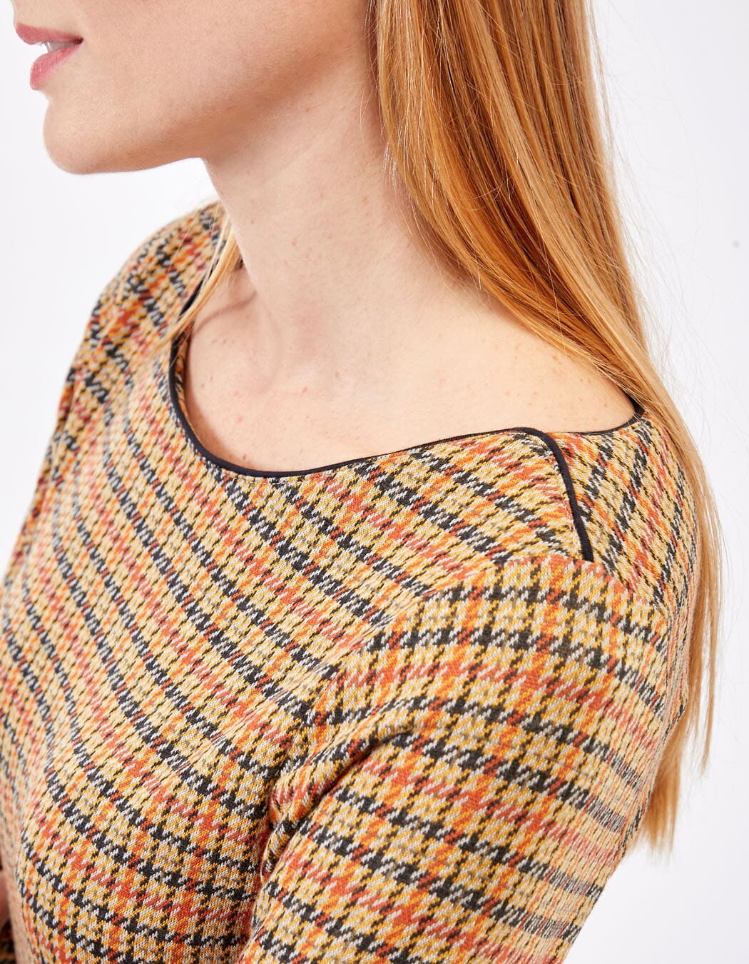 Robe maille jacquard imprimé Princesse Nomade