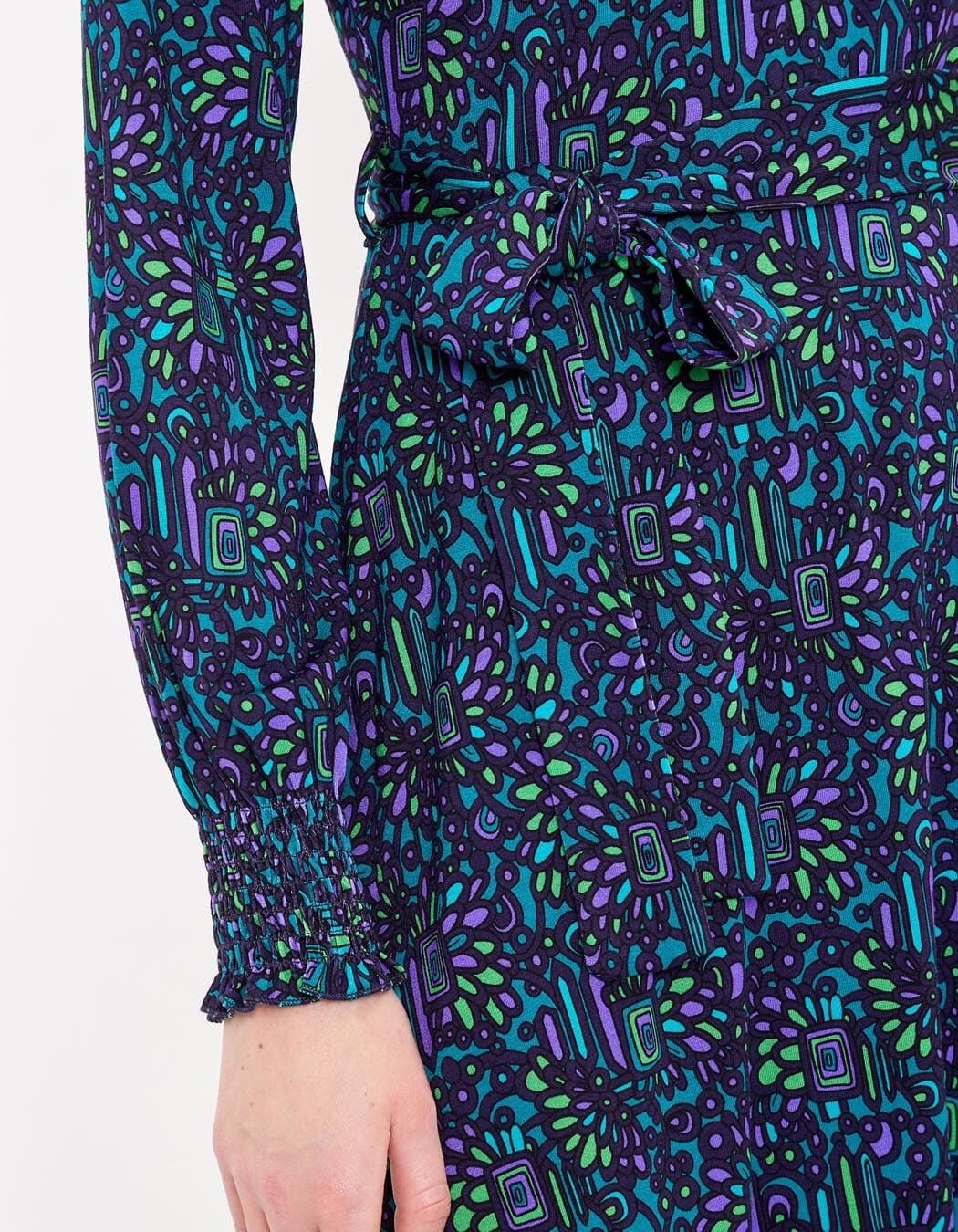 Robe chemise maille imprimé Princesse Nomade