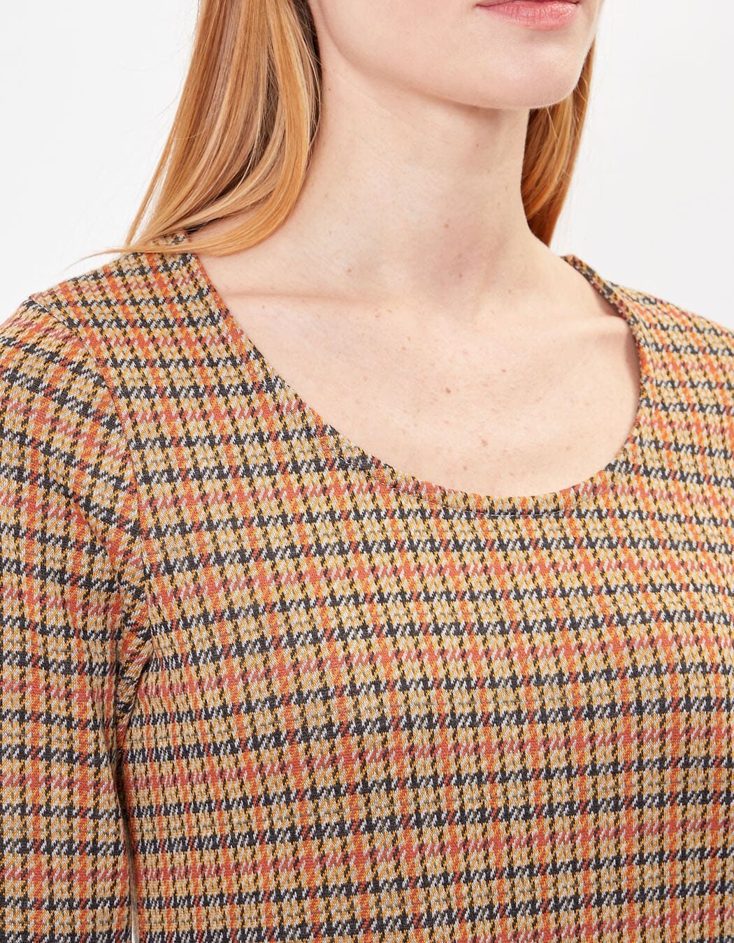 Robe droite maille jacquard imprimé Princesse Nomade