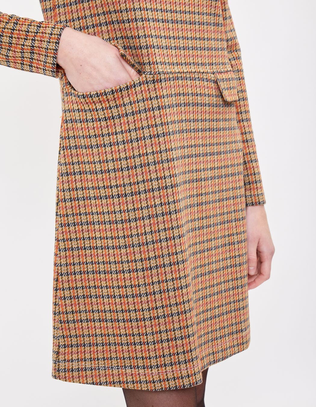 Robe droite maille jacquard imprimé Princesse Nomade