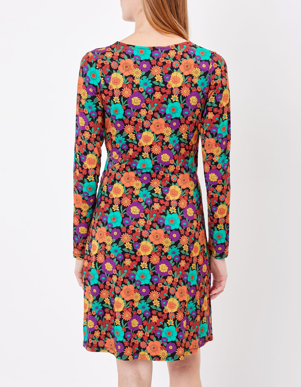 Robe cintrée en maille imprimé Princesse Nomade