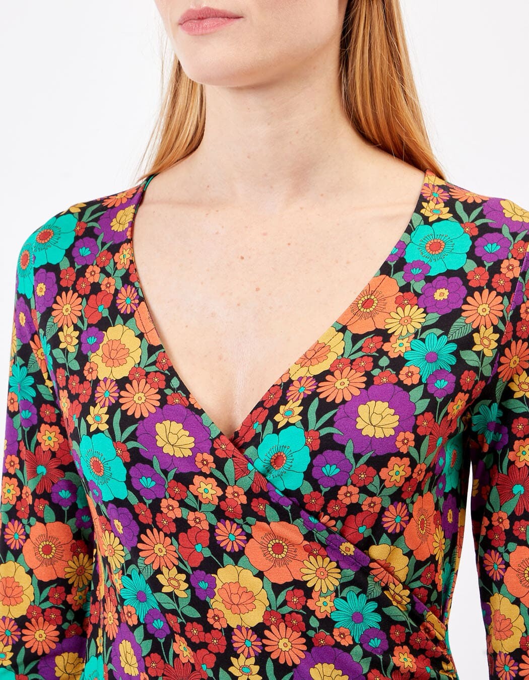 Robe cintrée en maille imprimé Princesse Nomade