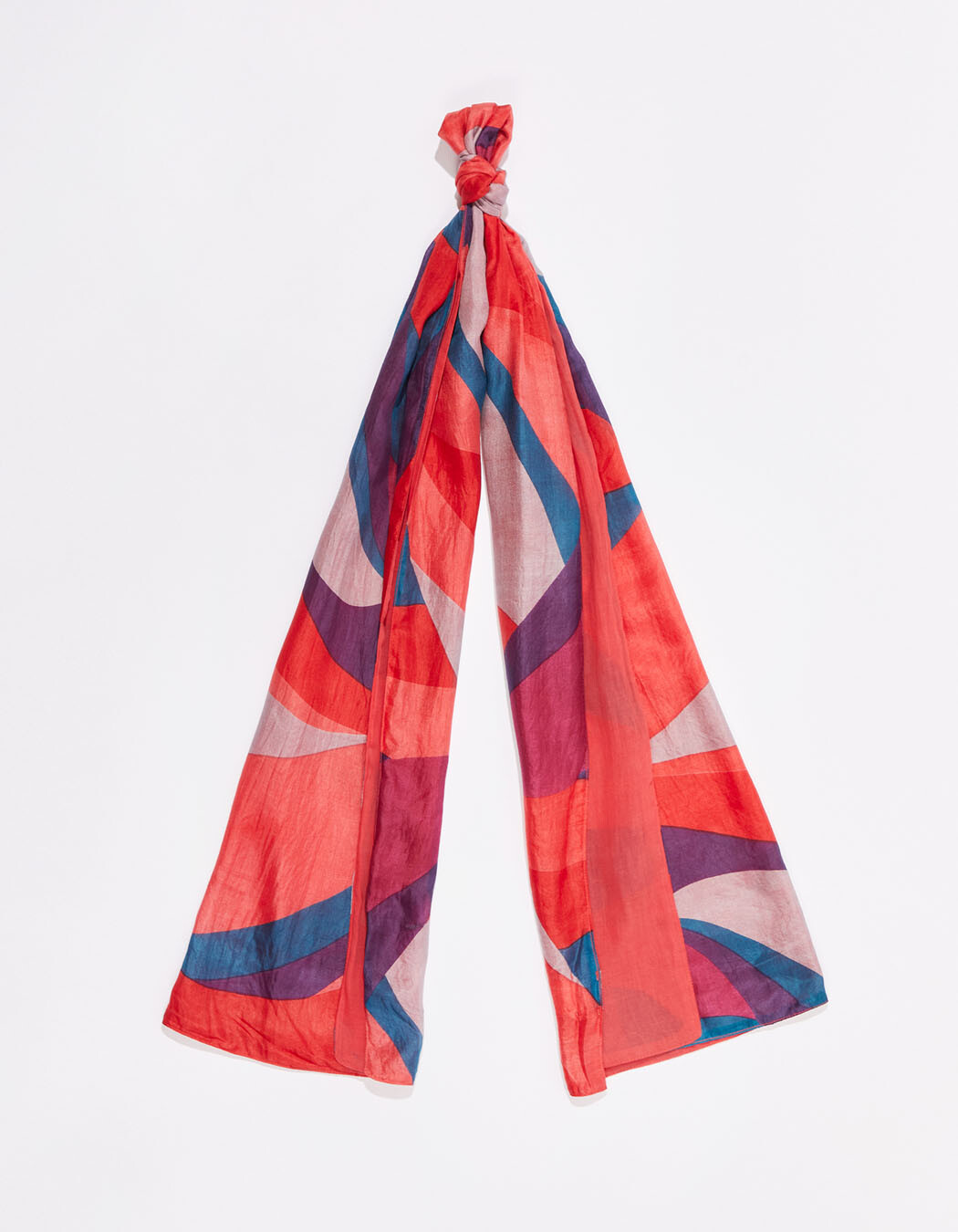 Foulard En Soie 100% - Couleur Marron - Style Triangulaire Occasion - Pour Femme