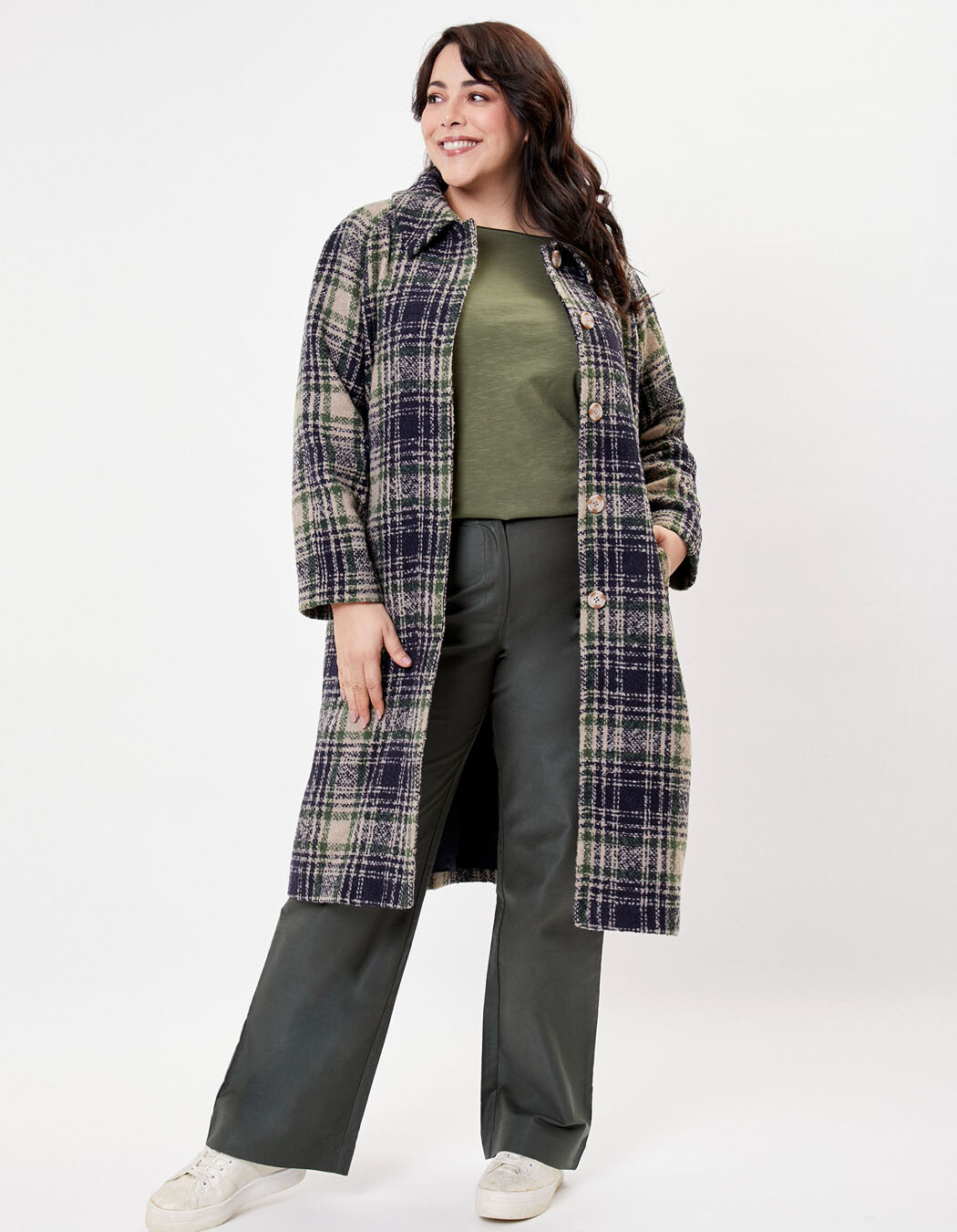 Manteau long en lainage imprimé La Fiancée