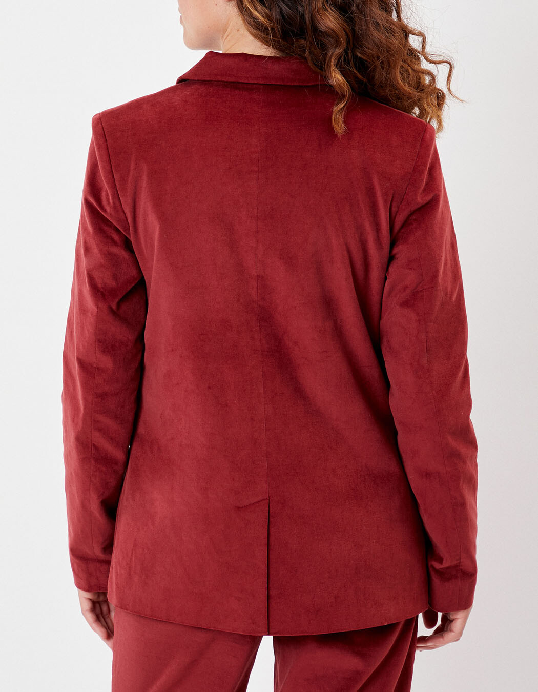 Veste blazer velours stretch imprimé La Fiancée