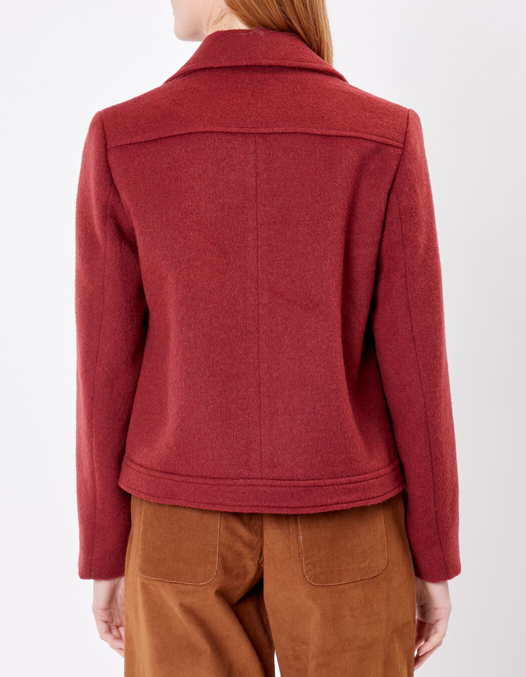 Veste courte en lainage imprimé La Fiancée