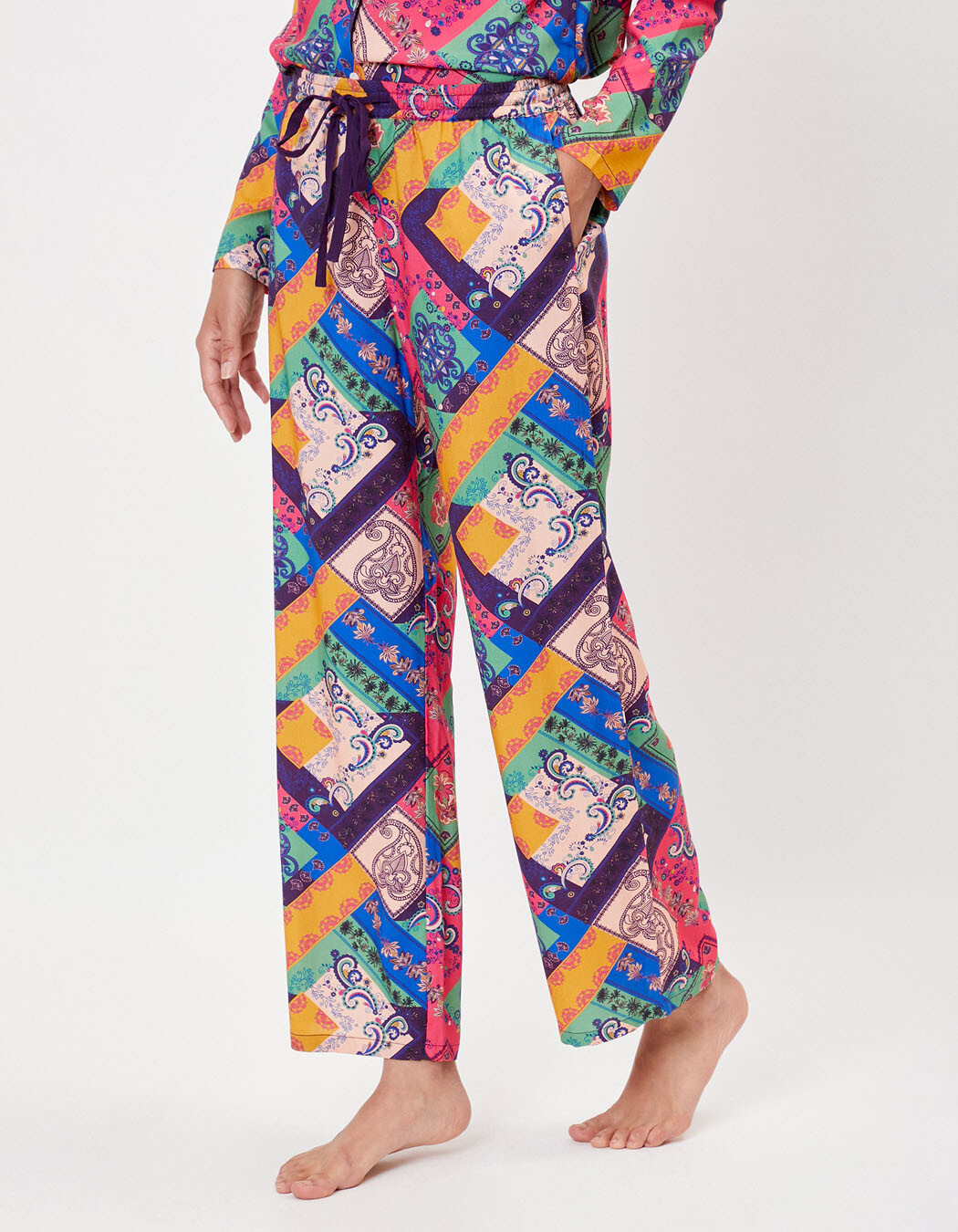 Pantalon pyjama fluide imprimé La Fiancée
