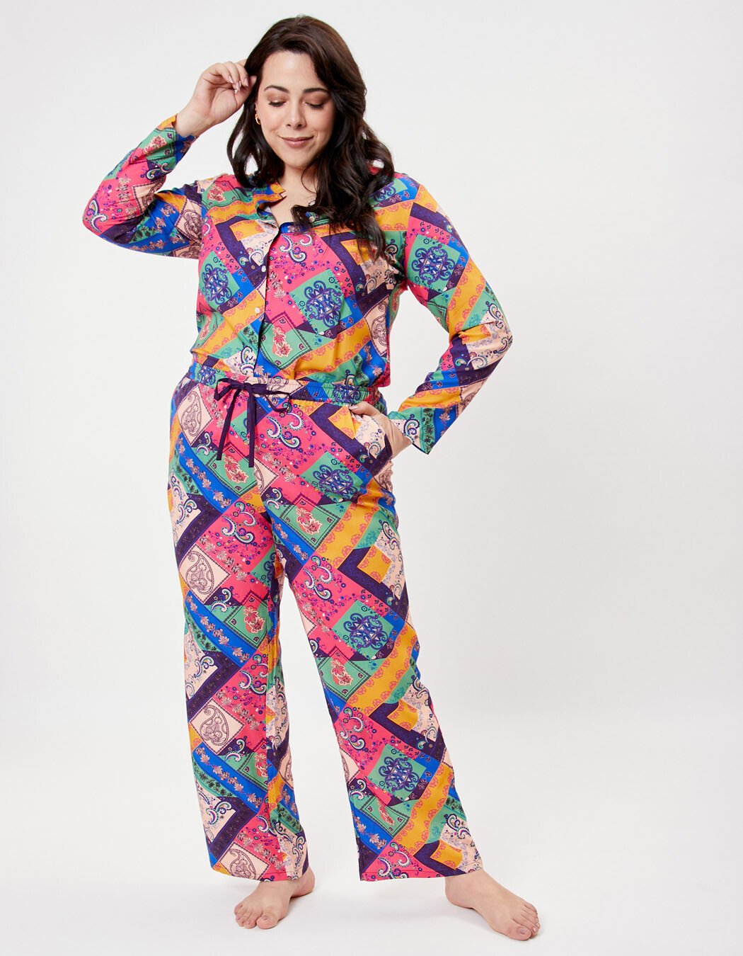 Pantalon pyjama fluide imprimé La Fiancée
