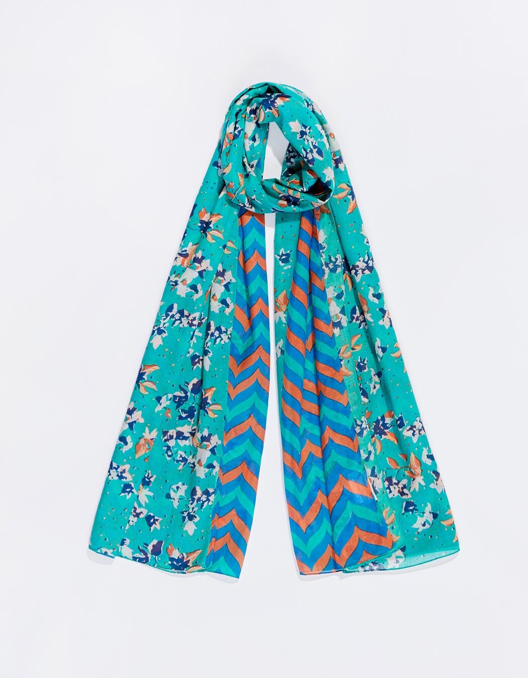 Etole voile de coton bio mix print imprimé La Fiancée