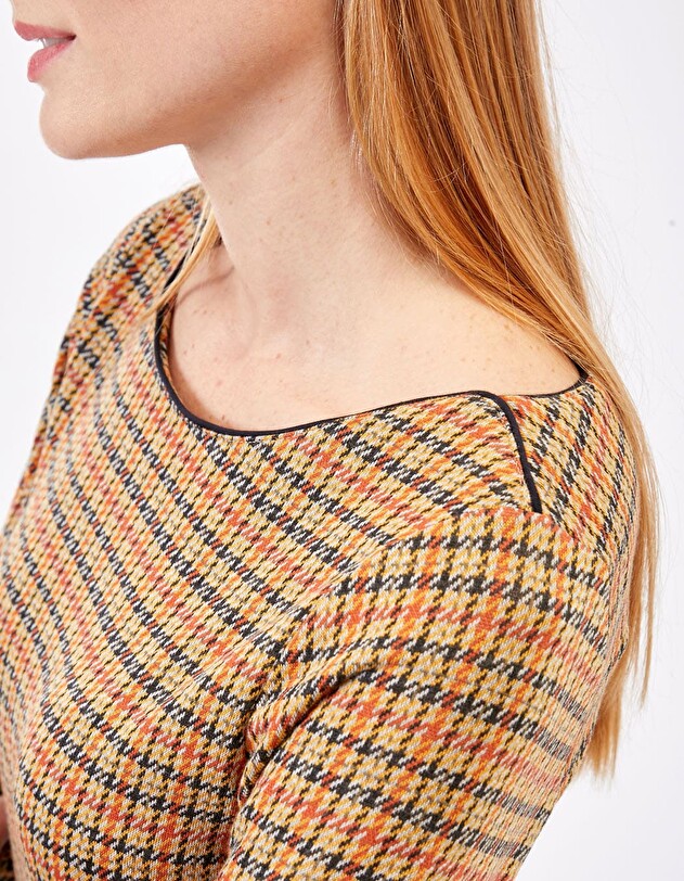 Robe maille jacquard imprim&eacute; Princesse Nomade