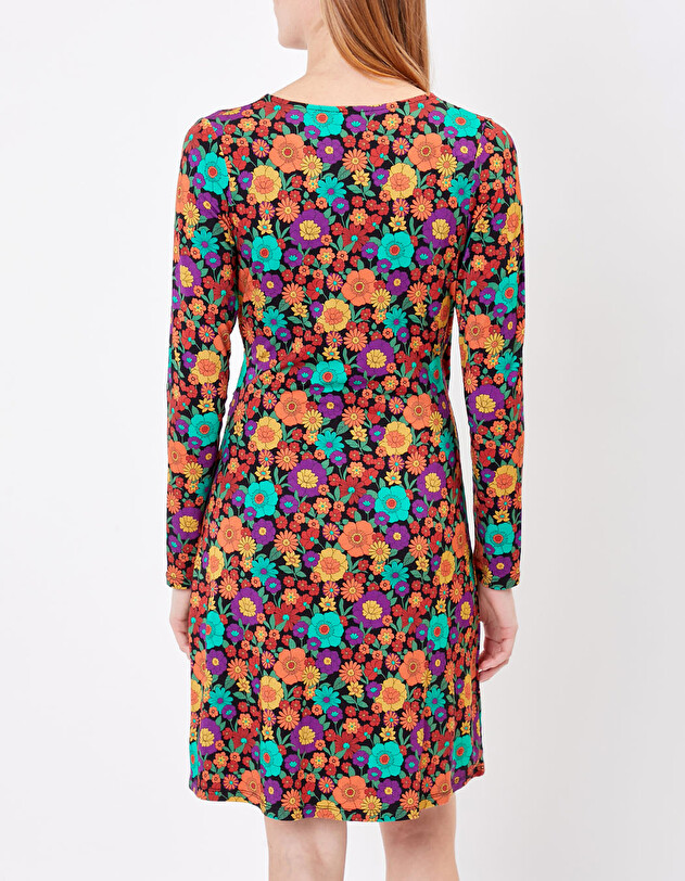 Robe cintr&eacute;e en maille imprim&eacute; Princesse Nomade