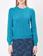 Pull maille fantaisie uni imprimé Princesse Nomade