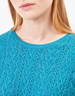 Pull maille fantaisie uni imprimé Princesse Nomade