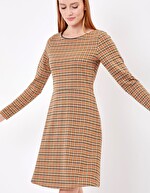 Robe maille jacquard imprimé Princesse Nomade