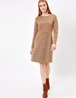 Robe maille jacquard imprimé Princesse Nomade