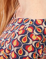 Robe maille jacquard imprimé Princesse Nomade
