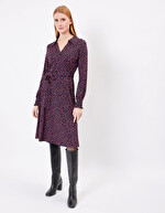 Robe chemise maille imprimé Princesse Nomade