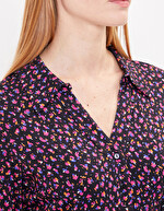 Robe chemise maille imprimé Princesse Nomade