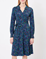 Robe chemise maille imprimé Princesse Nomade
