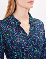 Robe chemise maille imprimé Princesse Nomade