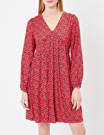 Robe fluide évasée imprimée imprimé Princesse Nomade