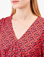 Robe fluide évasée imprimée imprimé Princesse Nomade