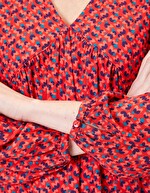 Robe fluide évasée imprimée imprimé Princesse Nomade