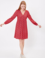 Robe fluide évasée imprimée imprimé Princesse Nomade