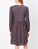 Robe fluide évasée imprimée imprimé Princesse Nomade