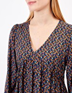 Robe fluide évasée imprimée imprimé Princesse Nomade