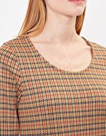 Robe droite maille jacquard imprimé Princesse Nomade