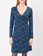 Robe cintrée en maille imprimé Princesse Nomade