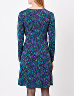 Robe cintrée en maille imprimé Princesse Nomade