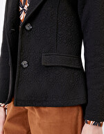 Veste tailleur maille jacquard imprimé Princesse Nomade