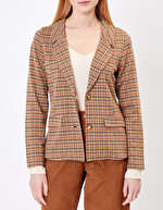 Veste tailleur maille jacquard imprimé Princesse Nomade
